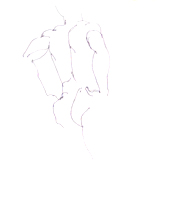 Gesture - Standing Nude Male Hands on Hips