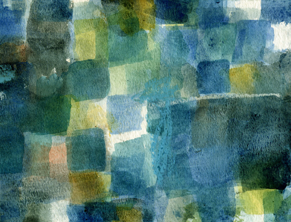 Watercolor Grid Fifteen