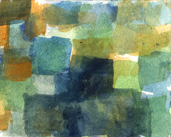 Watercolor Grid Nineteen