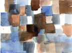 Watercolor Grid Eight