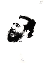 Portrait of Fidel Castro