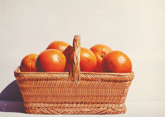 Still Life Photo - Basket of Oranges